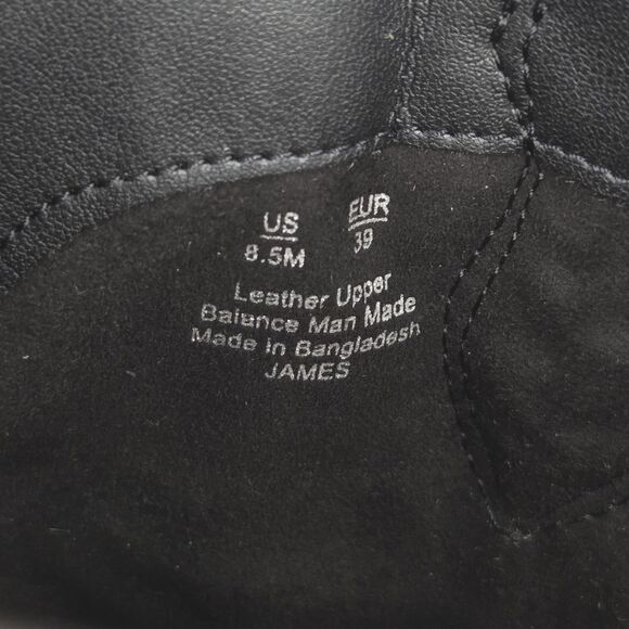 Steve Madden James Western Boots Womens Size 8.5 Black Leather Tall Cowgirl Boho - Picture 8 of 12